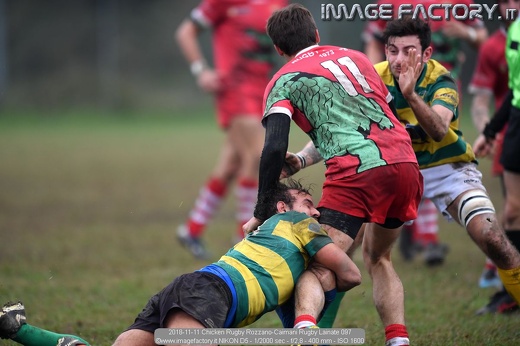 2018-11-11 Chicken Rugby Rozzano-Caimani Rugby Lainate 097